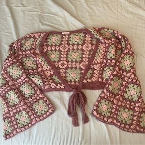 Francesca’s crochet sweater